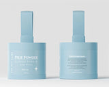 White Wig Fairy Powder in a stylish baby blue box, offering versatile coverage for bald spots and matching the scalp to create a seamless wig look