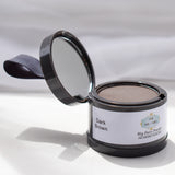 Dark Brown Wig Fusion Powder, designed for a natural fuller look. Temporary coverage for bald spots and scalp color matching.

