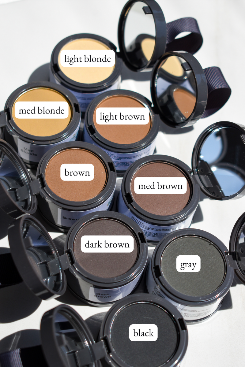 Open containers of all colors, Fusion Powder by The Wig Fairy.